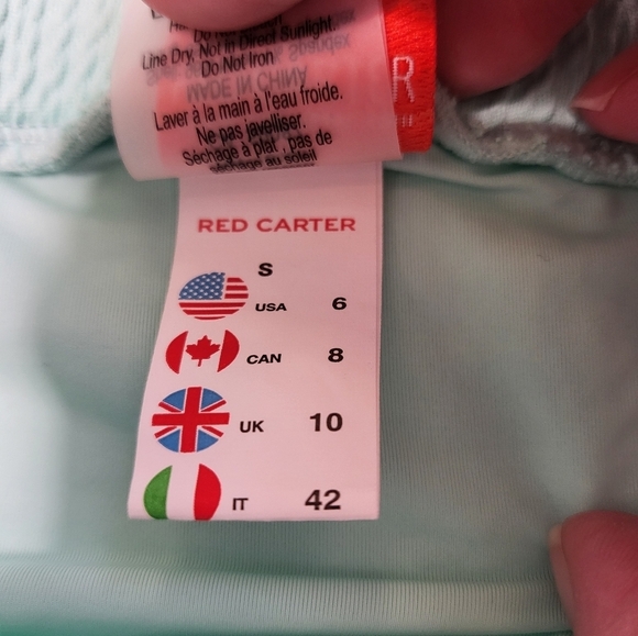 NWOT Red Carter Women’s Mint Green Textured Bikini - Picture 14 of 16